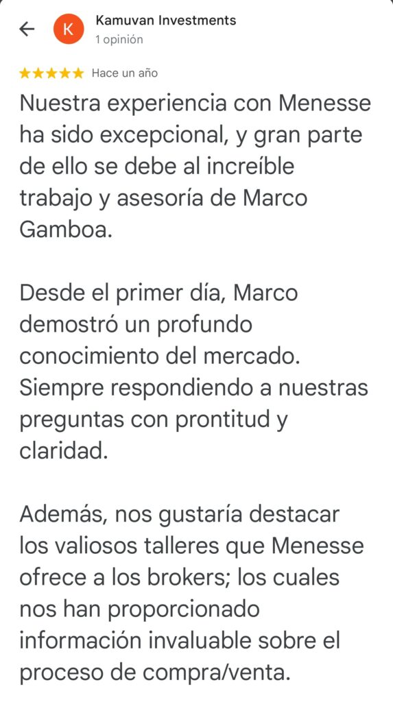 Reviews Menesse Condos - Google (9)